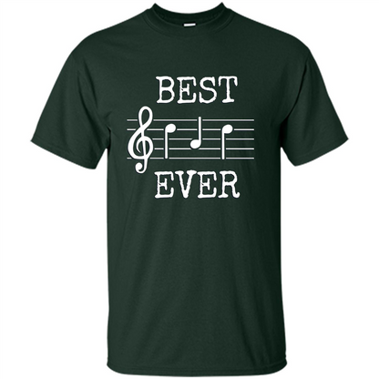 Fathers Day T-shirt Best Dad Ever Forest Green
