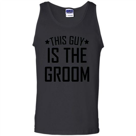 Men's This Guy Is The Groom Bachelor Party Wedding T-shirt Black