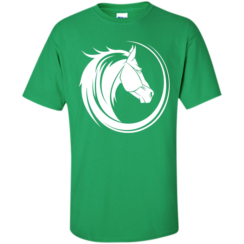 Horse Lover T-shirt Horse Circle Irish Green