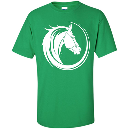 Horse Lover T-shirt Horse Circle Irish Green