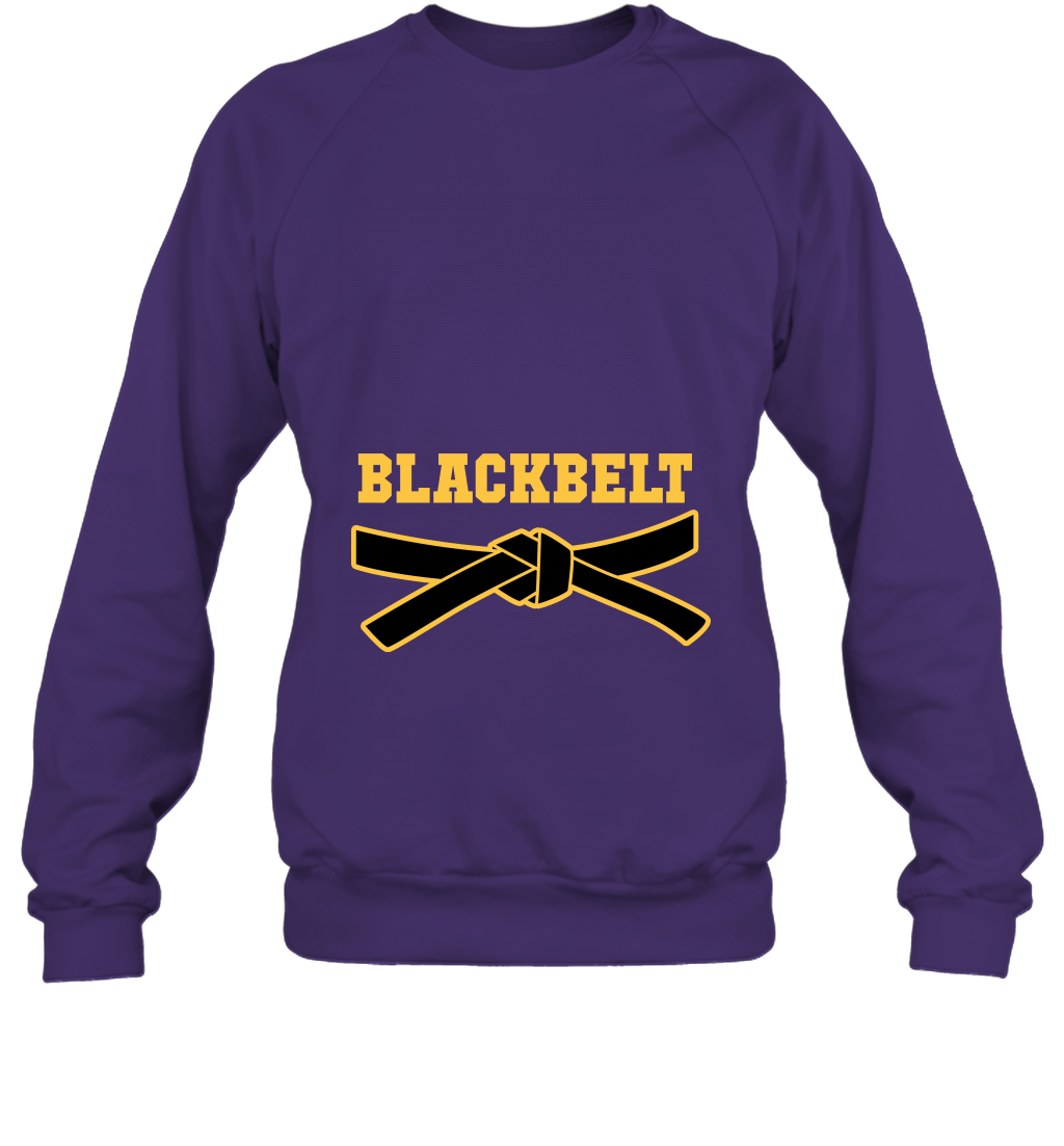 Black Belt Shirt Sweatshirt Sweatshirt Purple