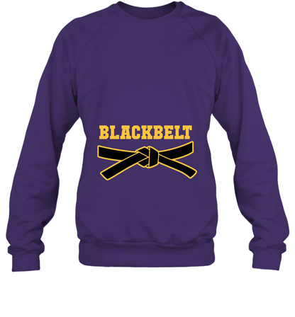 Black Belt Shirt Sweatshirt Sweatshirt Purple