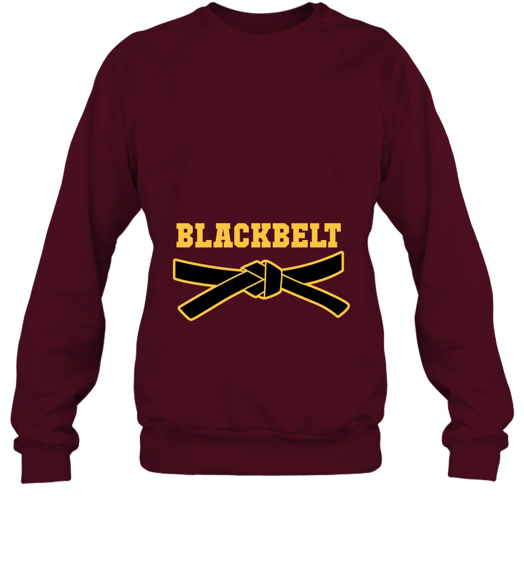 Black Belt Shirt Sweatshirt Sweatshirt Maroon