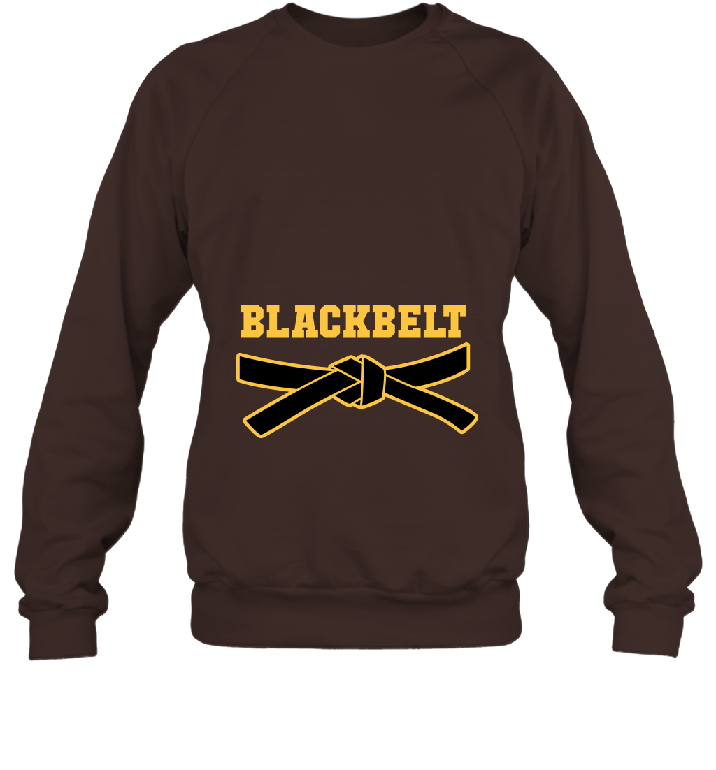 Black Belt Shirt Sweatshirt Sweatshirt Dark Chocolate