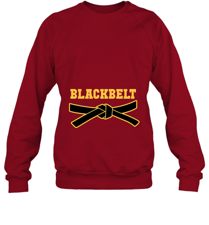 Black Belt Shirt Sweatshirt Sweatshirt Cardinal Red