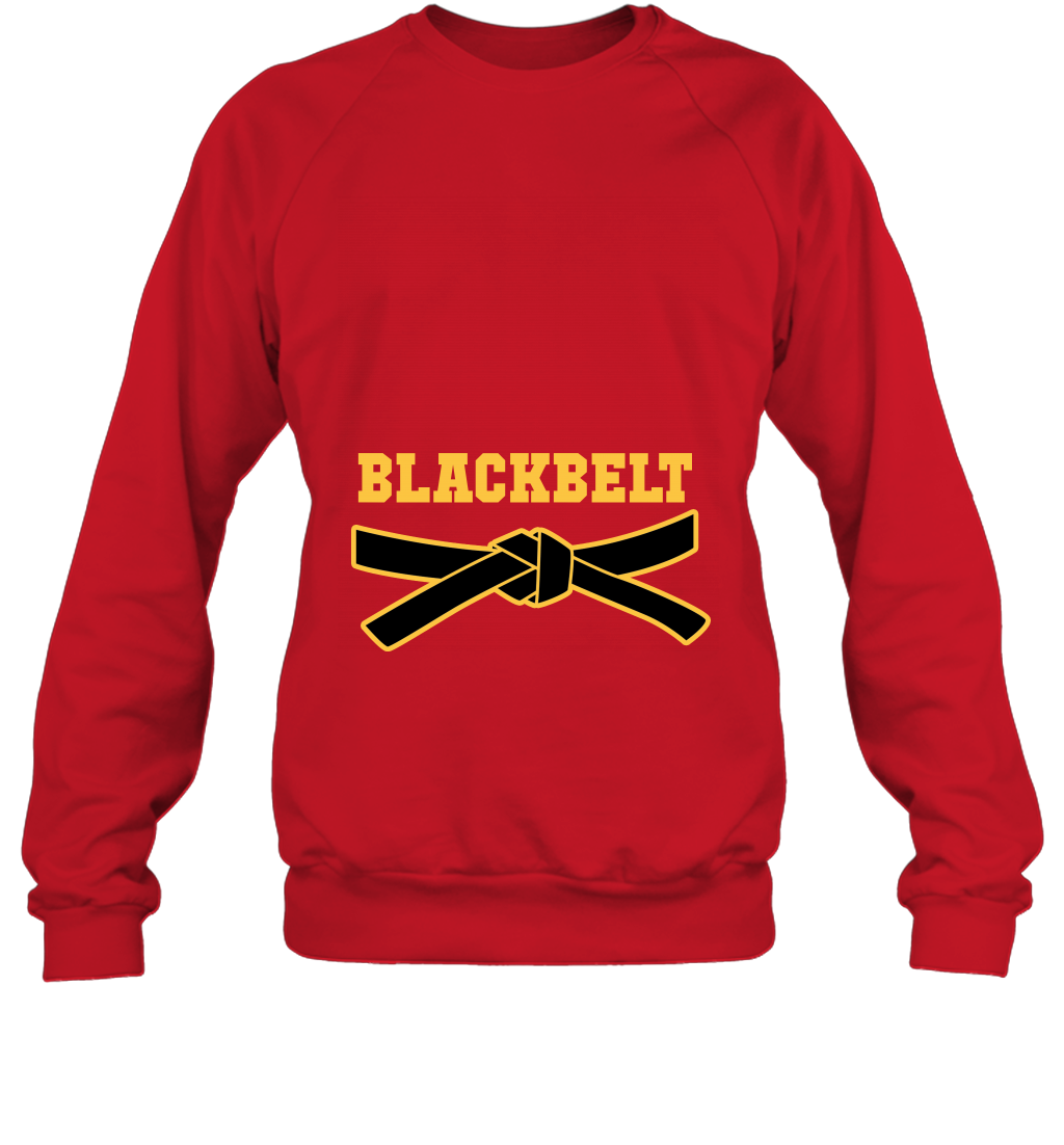 Black Belt Shirt Sweatshirt Sweatshirt Red