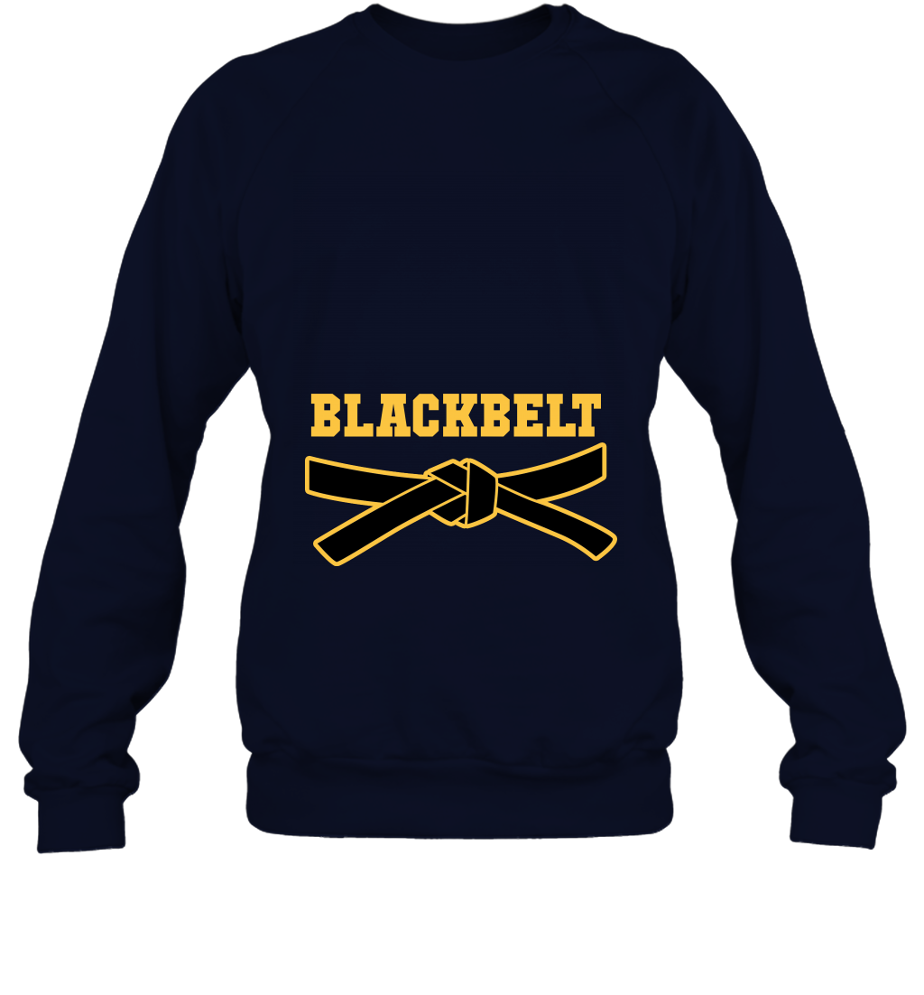 Black Belt Shirt Sweatshirt Sweatshirt Navy