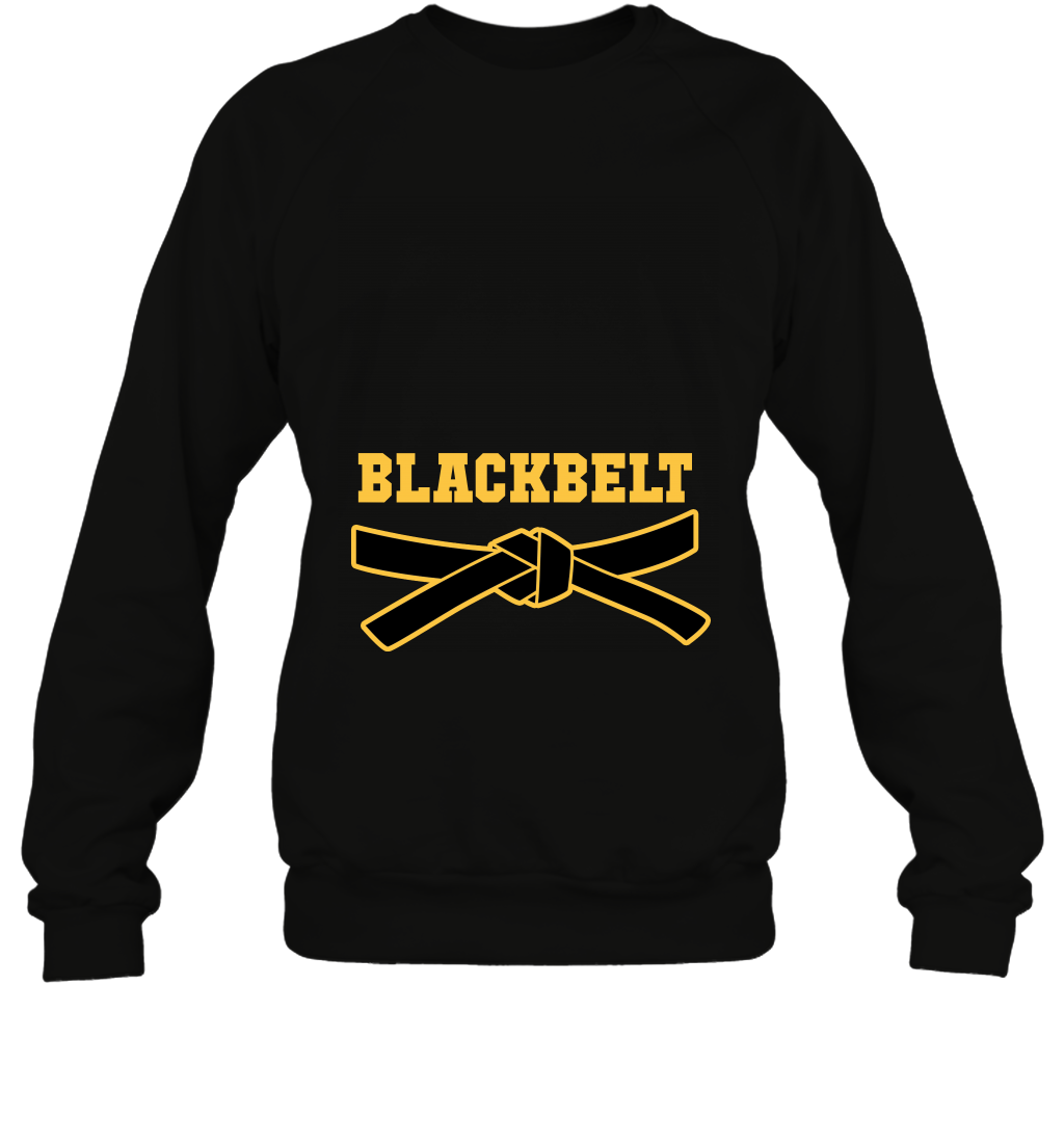 Black Belt Shirt Sweatshirt Sweatshirt Black