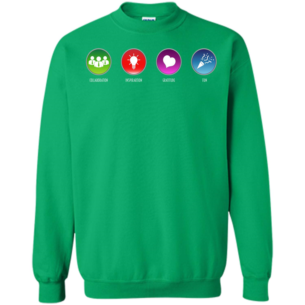 Values Icons T-shirt Irish Green