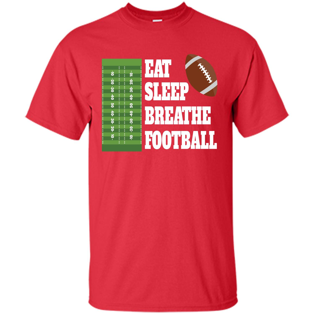 Eat Sleep Breathe Football T-shirt Red