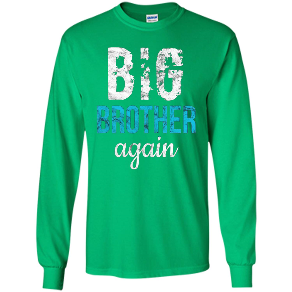 Big Brother Again Distressed T-shirt Irish Green