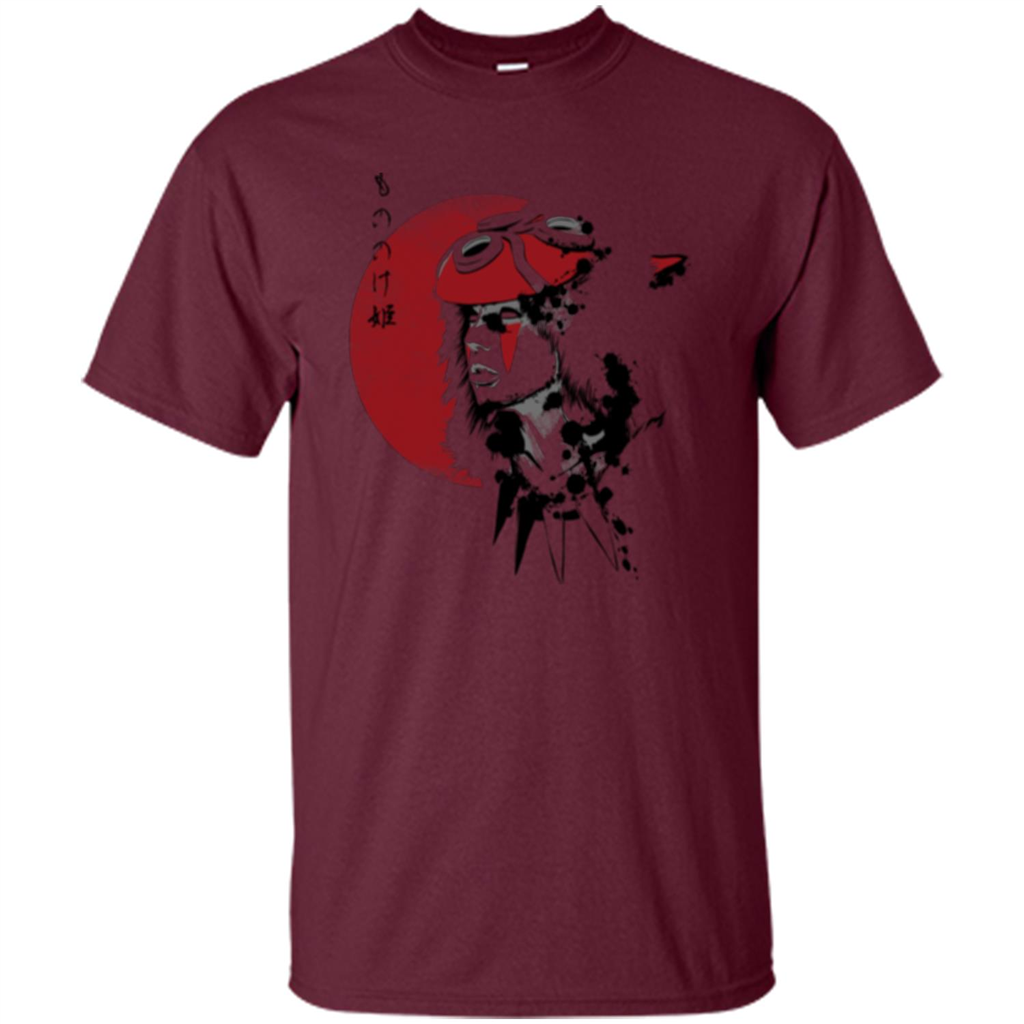 Red Sun Princess T-shirt Maroon
