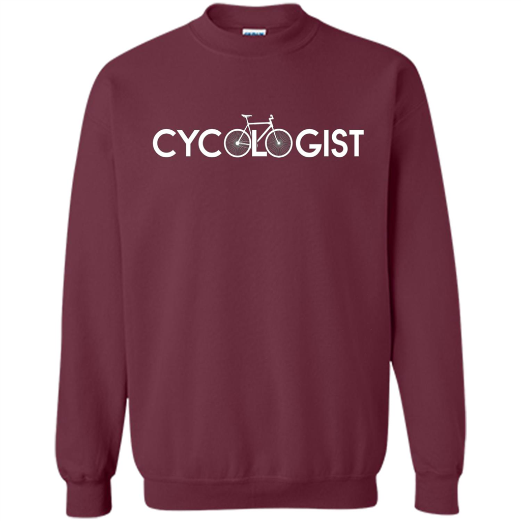 Cycologist T-shirt Cool Gift Shirt For Biker Maroon
