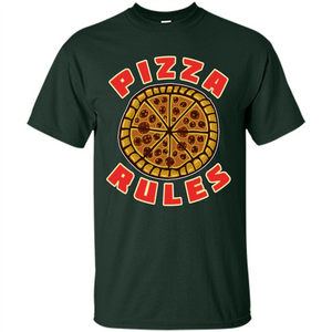 Pizza T-shirt Pizza Rules