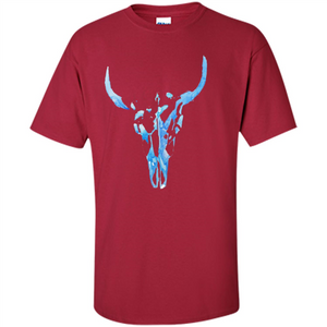 Watercolor Cow Skull T-Shirt