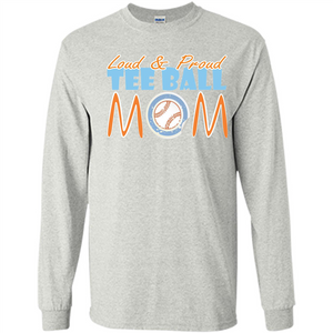 Softball Mommy T-shirt Loud And Proud