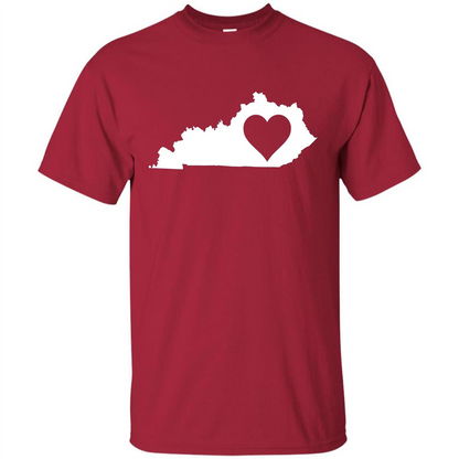 Kentucky Love T-Shirt Kentucky State T-shirt Cardinal