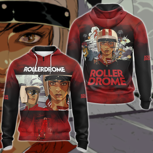 Rollerdrome Video Game 3D All Over Print T-shirt Tank Top Zip Hoodie Pullover Hoodie Hawaiian Shirt Beach Shorts Jogger Zip Hoodie S 