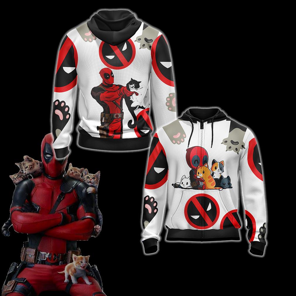 Deadpool zip up online hoodie