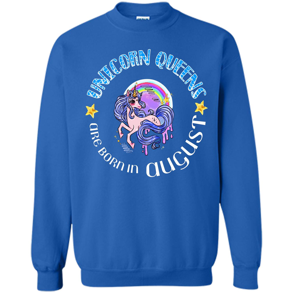 Augus Unicorn T-shirt Unicorn Queens Are Born In August Royal