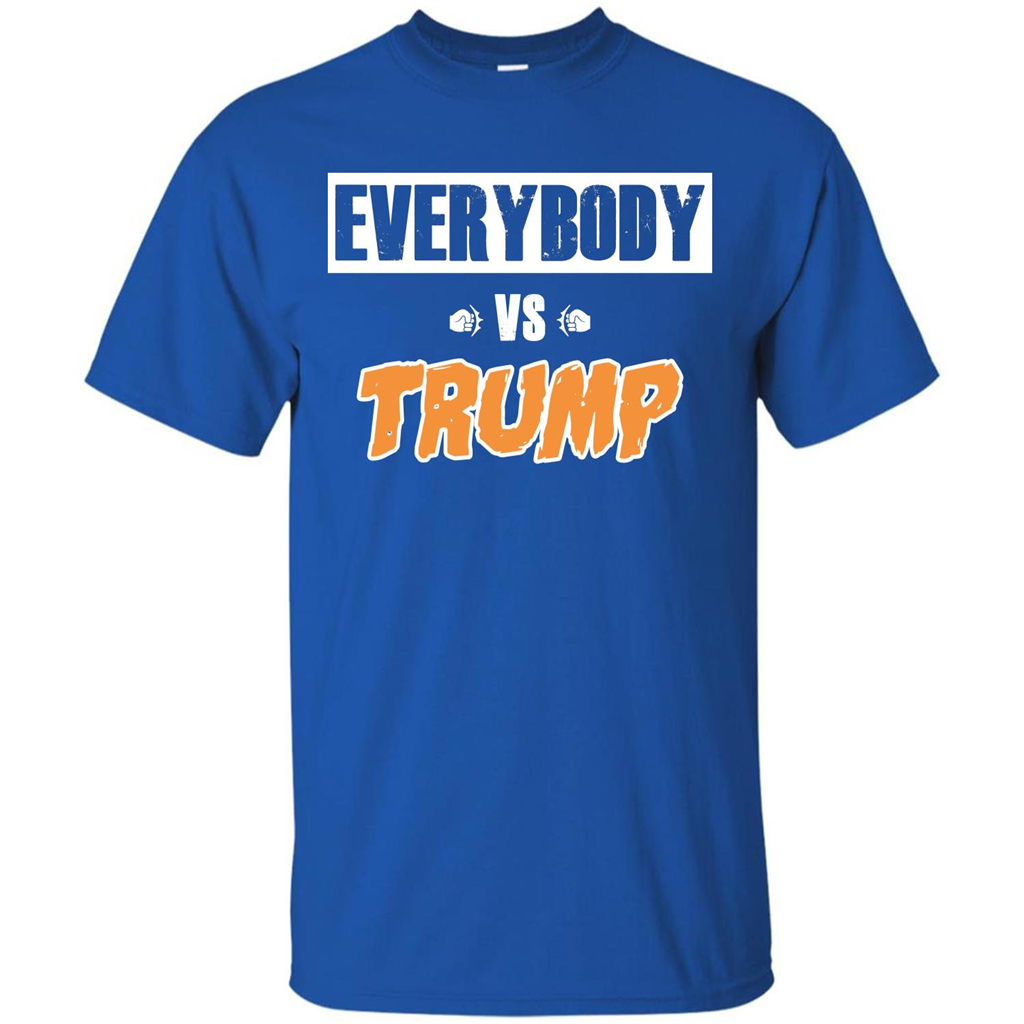 Funny President T-shirt Everybody Vs Trump Royal