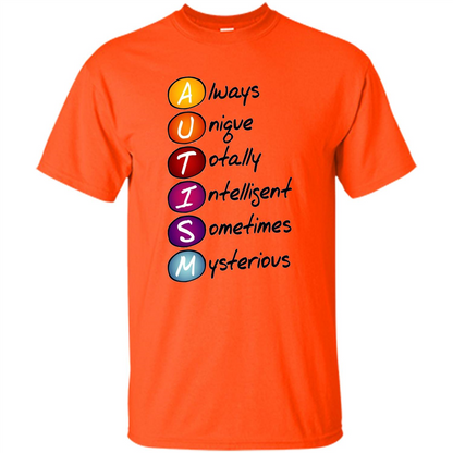 Autism Awareness Definition T-shirt Orange