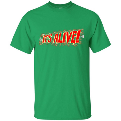 It's Alive Frankenstein T-shirt Irish Green
