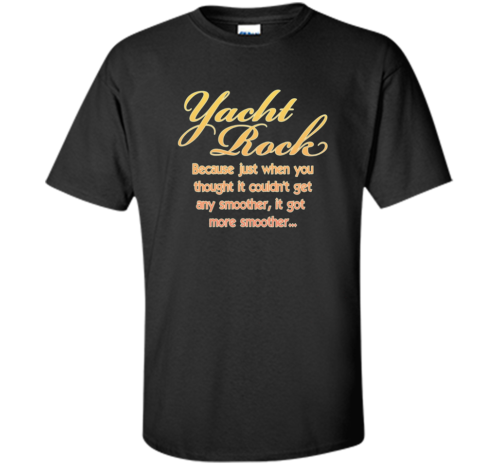 Yacht Rock Music T-Shirt Black