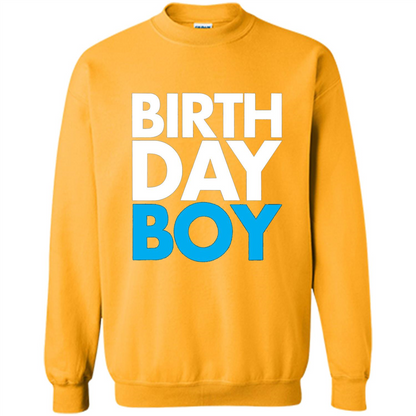 Birth Day Boy T-shirt Gold