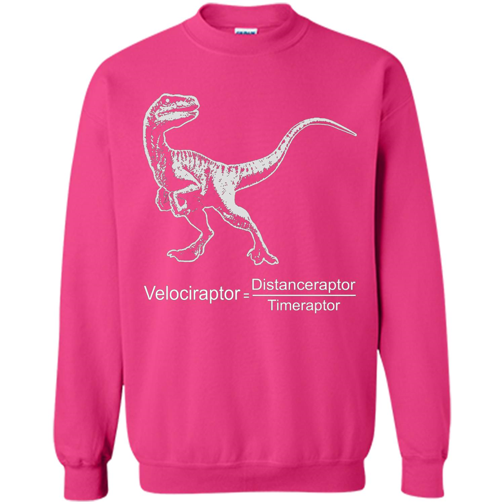 Velociraptor Distanceraptor Timeraptor T-shirt Heliconia