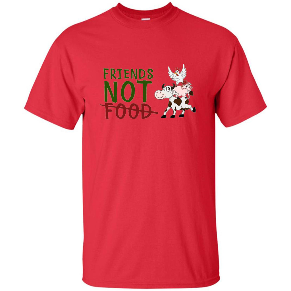 Friends Not Food T-Shirt Red