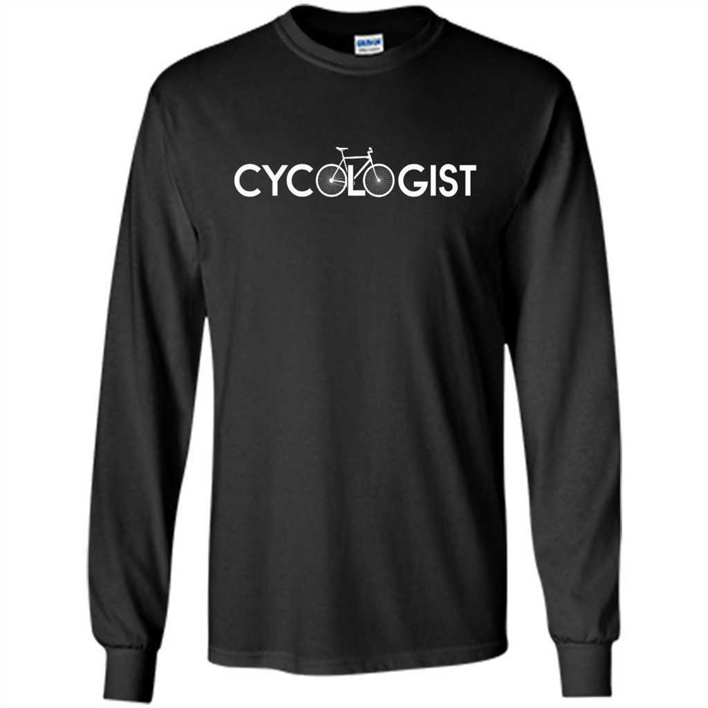 Cycologist T-shirt Cool Gift Shirt For Biker Black