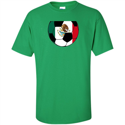 Cool Mexico Soccer T-shirt Irish Green