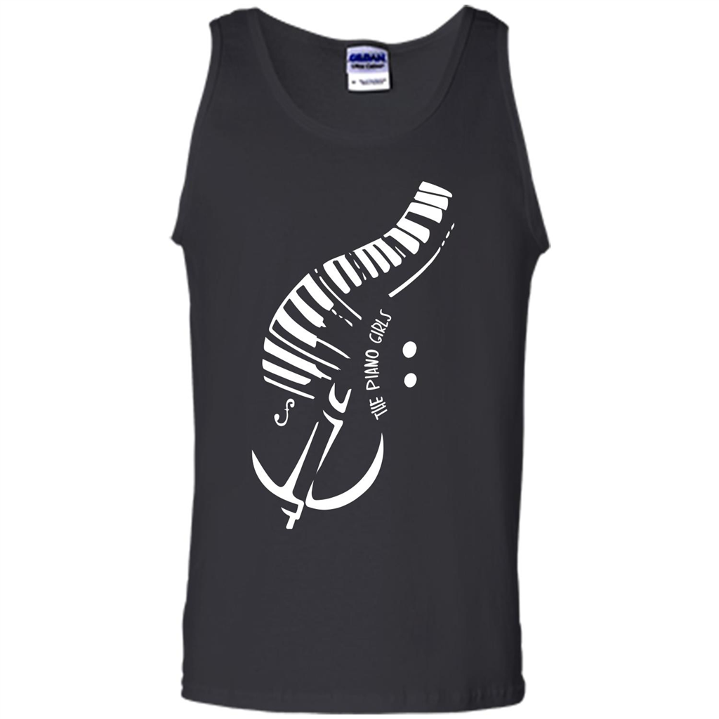 Piano Lover T-shirt The Piano Girls Black