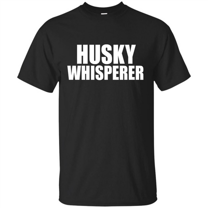 Husky Whisperer T-shirt Black