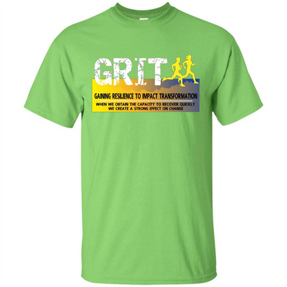 Gaining Resilience To Impact Transformation T-shirt Lime