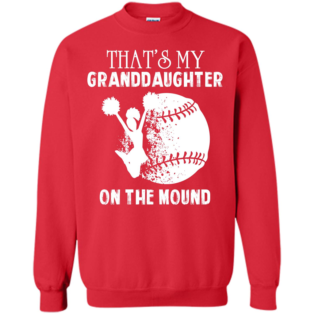 Baseball T-shirt That’s My Granddaughter On The Mound Red
