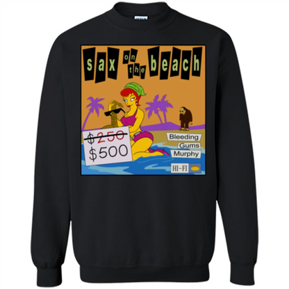 Sax on the Beach Discount Edition T-shirt Black
