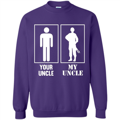 Your Uncle My Uncle Military Proud Army Navy Air Force T-shirt Orange