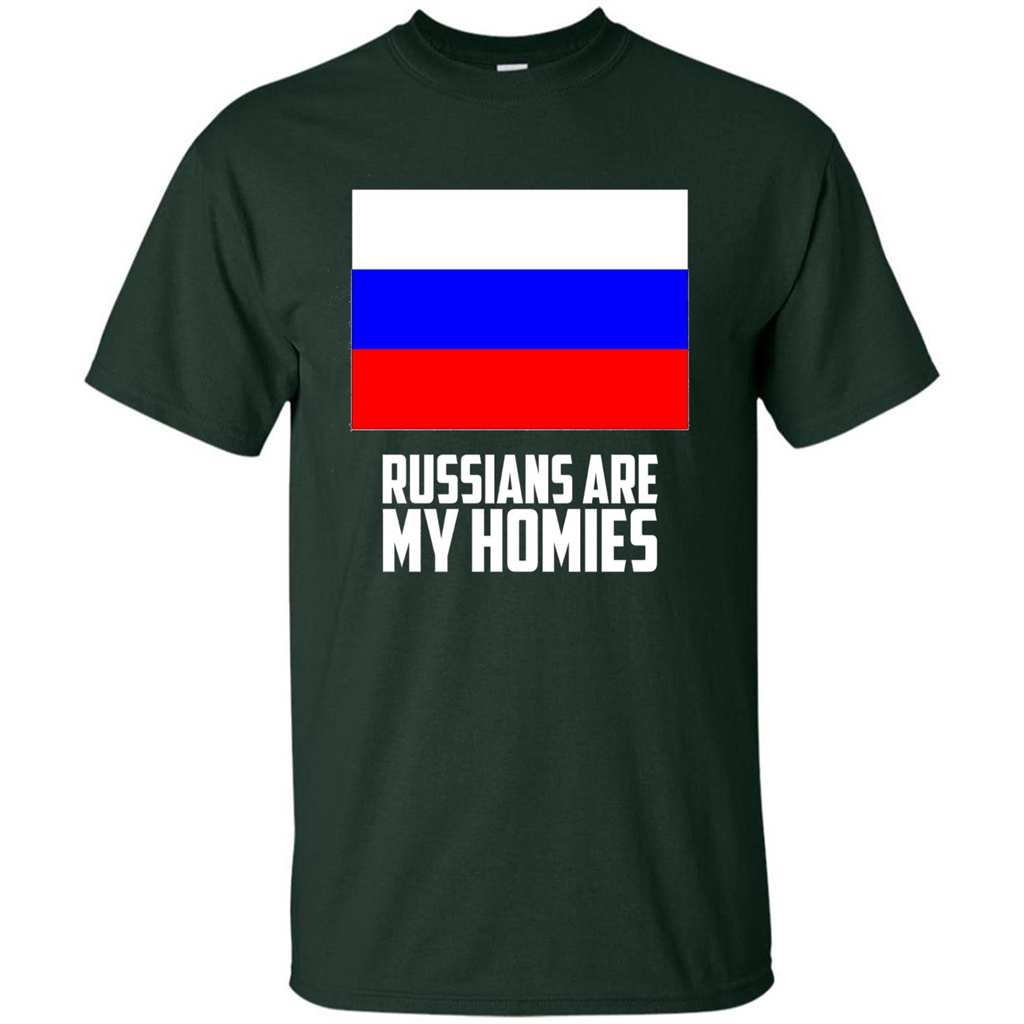 Russians Are My Homies T-shirt Forest Green