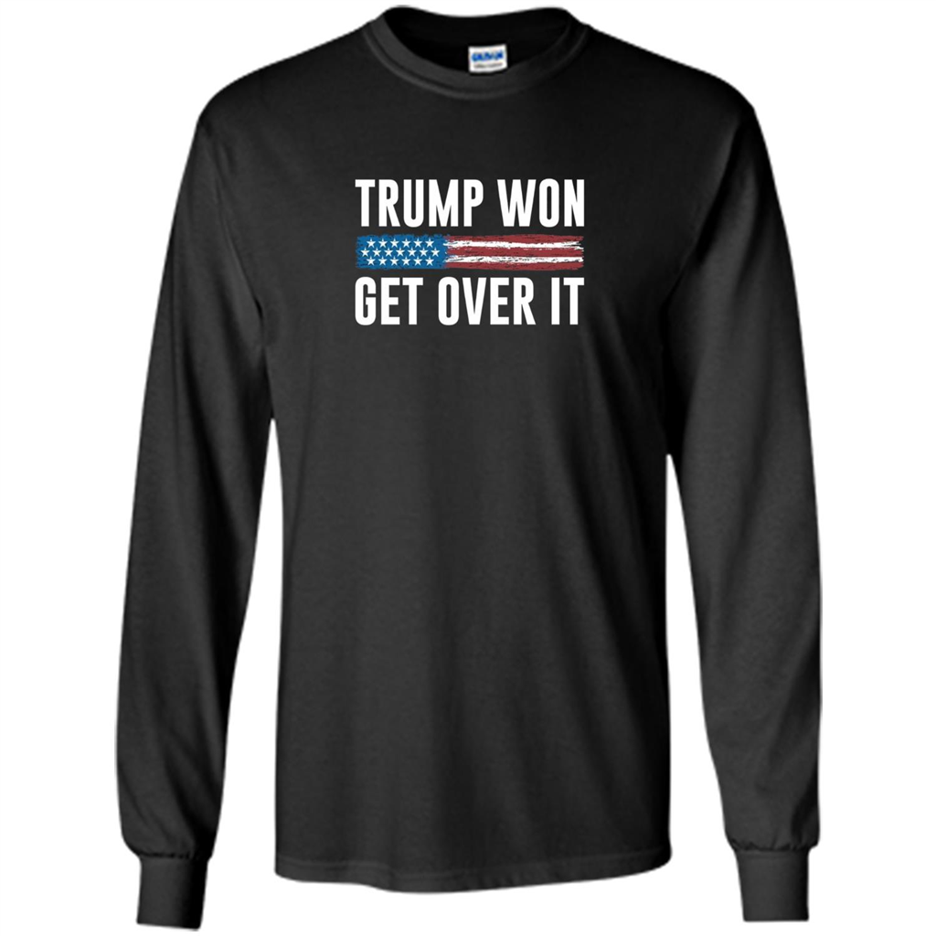 Trump Won - Get Over It T-shirt Black