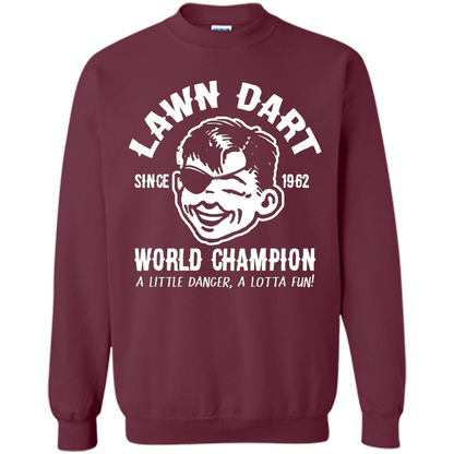 Lawn Dart Since 1962 World Champion Backyard Game T-shirt Maroon