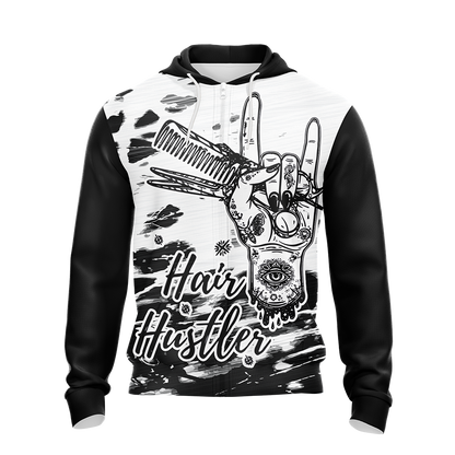Hair Hustler Unisex Zip Up Hoodie