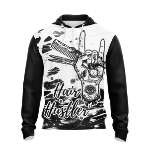 Hair Hustler Unisex Zip Up Hoodie