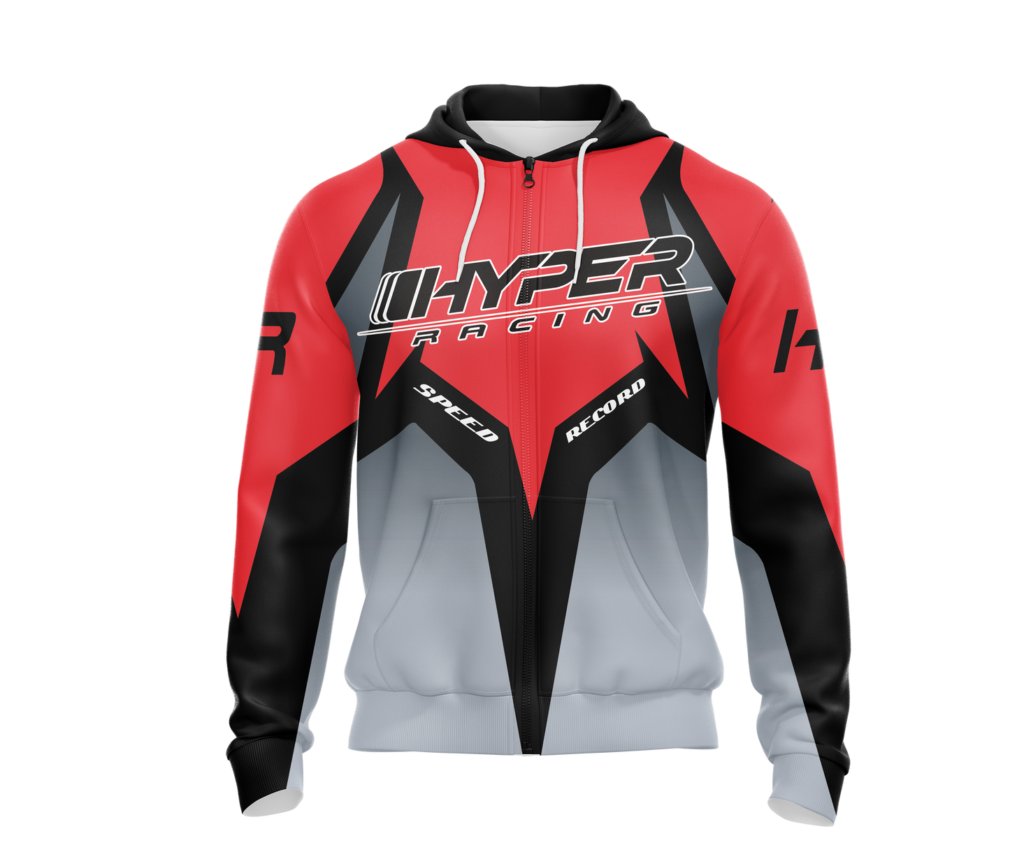 Hyper Racing Unisex Zip Up Hoodie