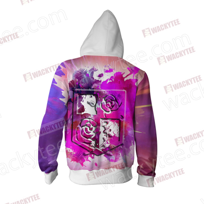 Attack on Titan Emblems Stationary Guard Zip Up Hoodie Jacket