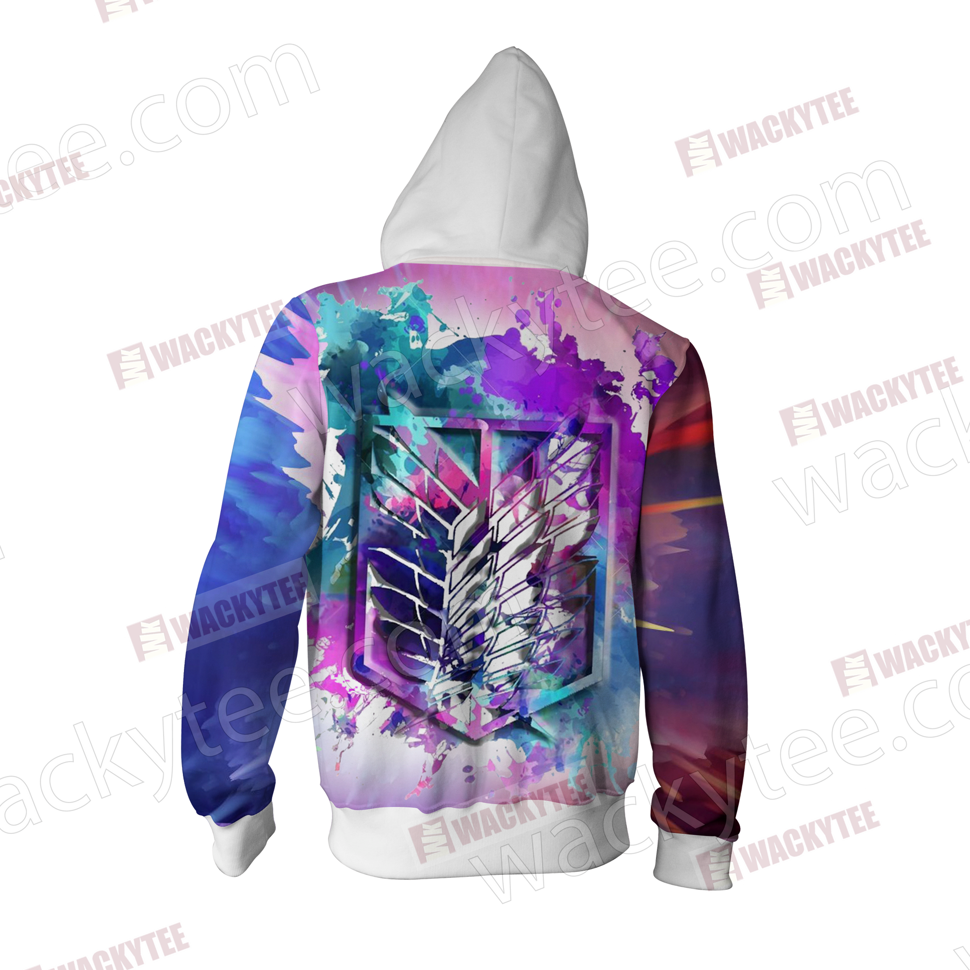 Attack on Titan Emblems Scouting Legion Zip Up Hoodie Jacket