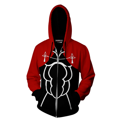 Fate/ Stay Night Archer Cosplay Zip Up Hoodie Jacket