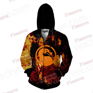 Mortal Kombat - Scorpion New Version Unisex 3D Zip Hoodie Jacket
