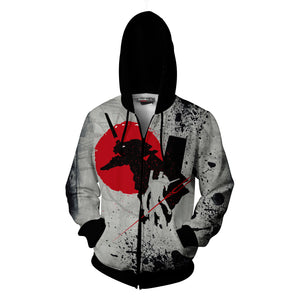 Neon Genesis Evangelion - EVA01 New Unisex Zip Up Hoodie Jacket